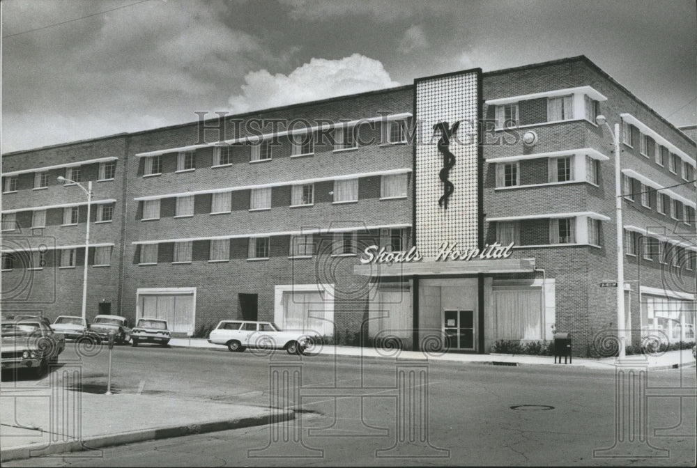 1968 Press Photo Shoals Hospital in Sheffield, Alabama - abna12304 - Historic Images