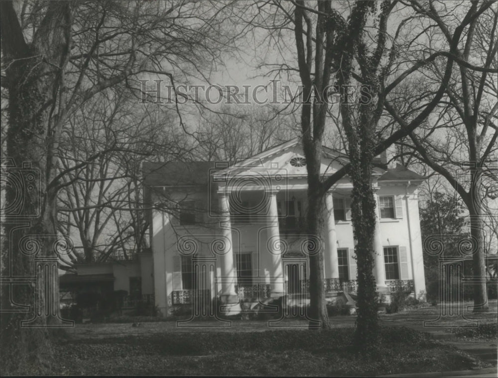 1980 Press Photo 1840's mansion on South East Street, Talladega, Alabama - Historic Images