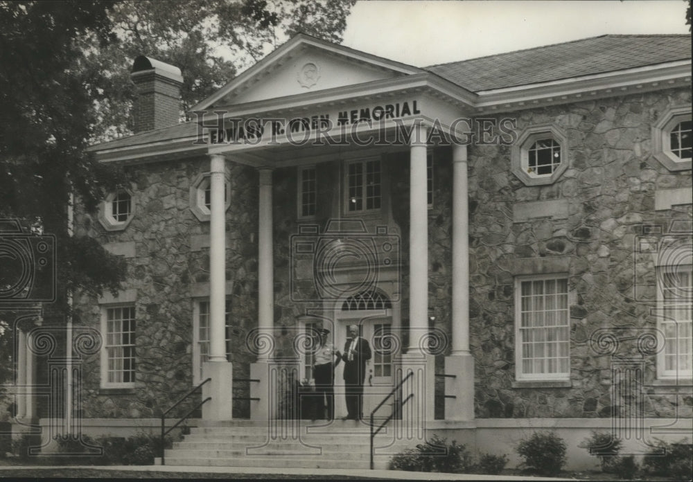 1961, Wren Memorial building in Talladega, Alabama - abna12352 - Historic Images