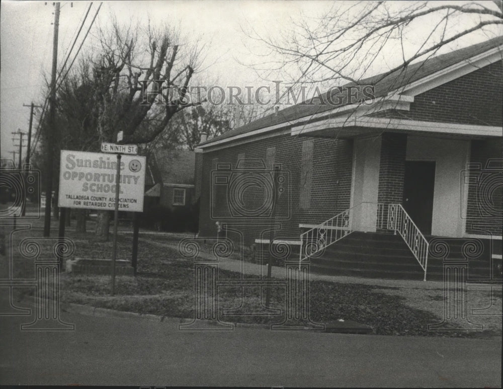 1976 Press Photo Sunshine Opportunity School in Sylacauga, Alabama - abna12405 - Historic Images