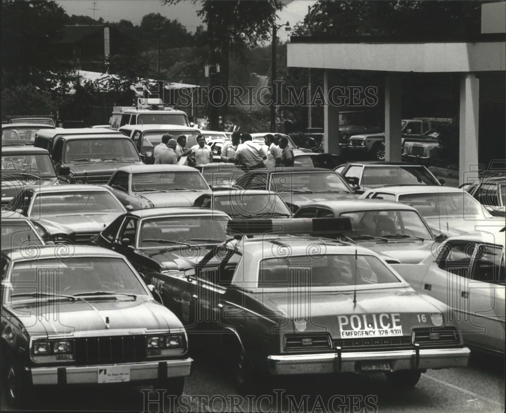 1979 Press Photo Crowded parking lot, Birmingham, Alabama - abna12458 - Historic Images