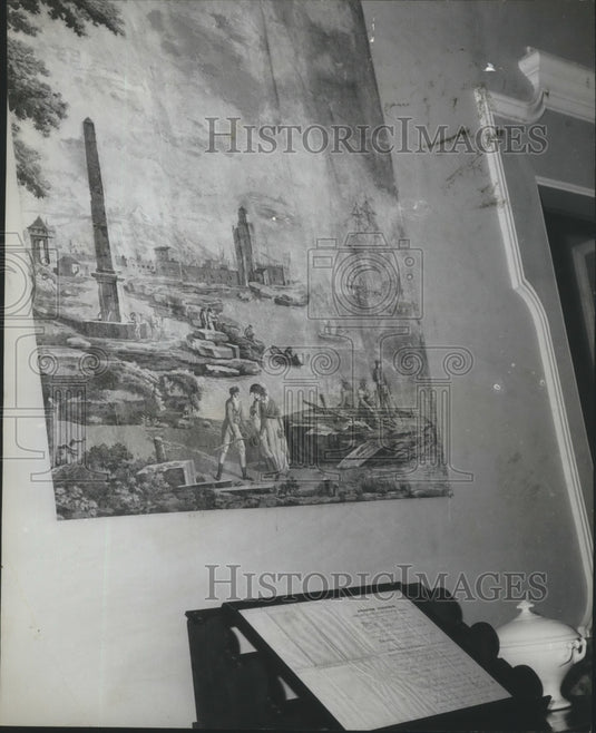 1962 Press Photo Pardon from President Jackson in Sturdivant Museum, Selma, AL - Historic Images