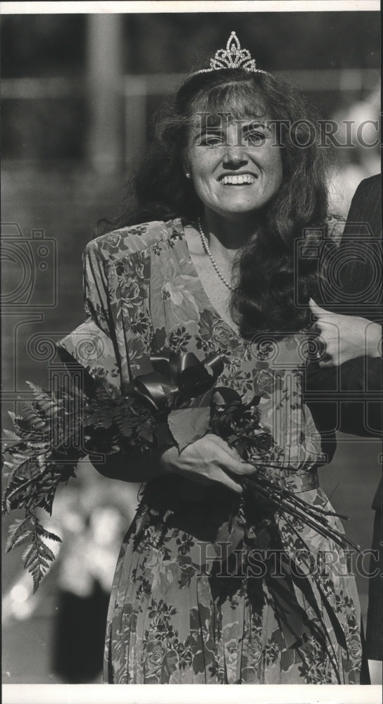 1985 Press Photo Miss Homecoming Traci Armstrong, Samford University, Birmingham - Historic Images