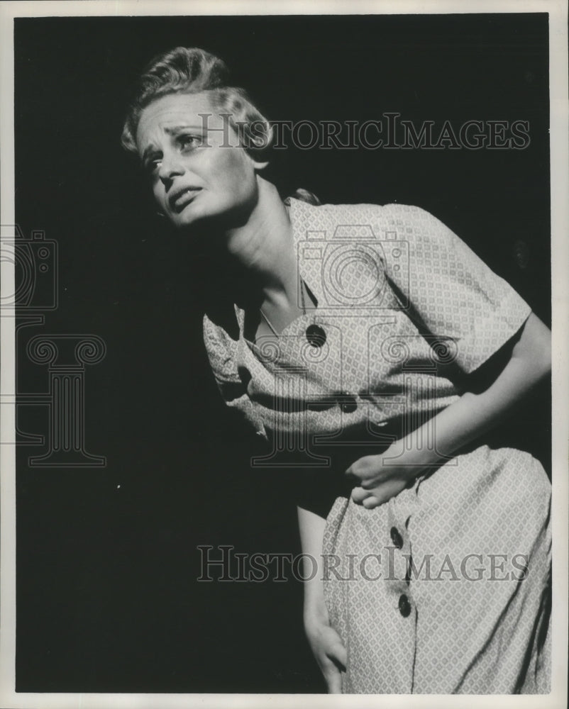1959 Press Photo Betty Lindstrom, Miss Alabama 1959 in talent number - Historic Images