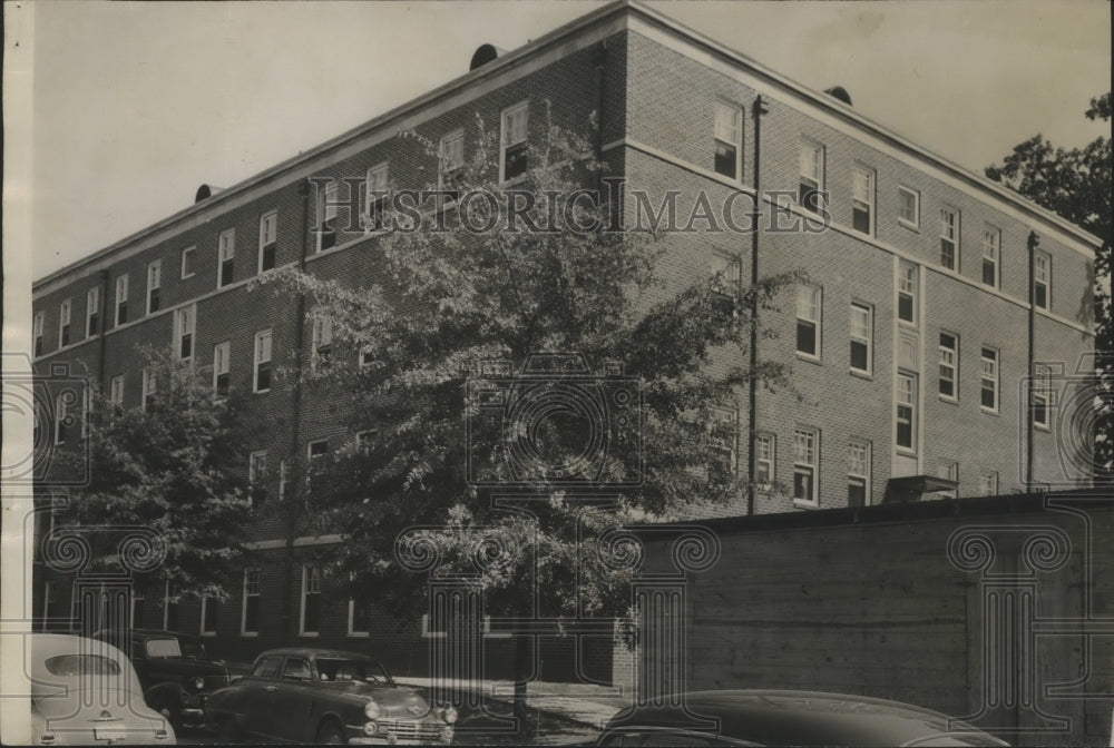 1951 Press Photo Tuscaloosa University of Alabama new dormitory for athletes-Historic Images