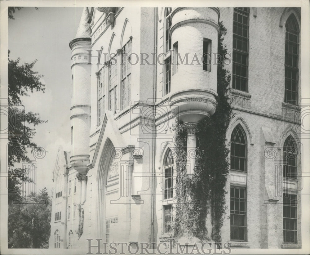 1947, Large building, University of Alabama, Tuscaloosa - abna12702 - Historic Images