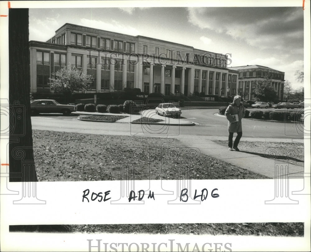 1981 Press Photo University of Alabama Rose Administration Building,Tuscaloosa - Historic Images