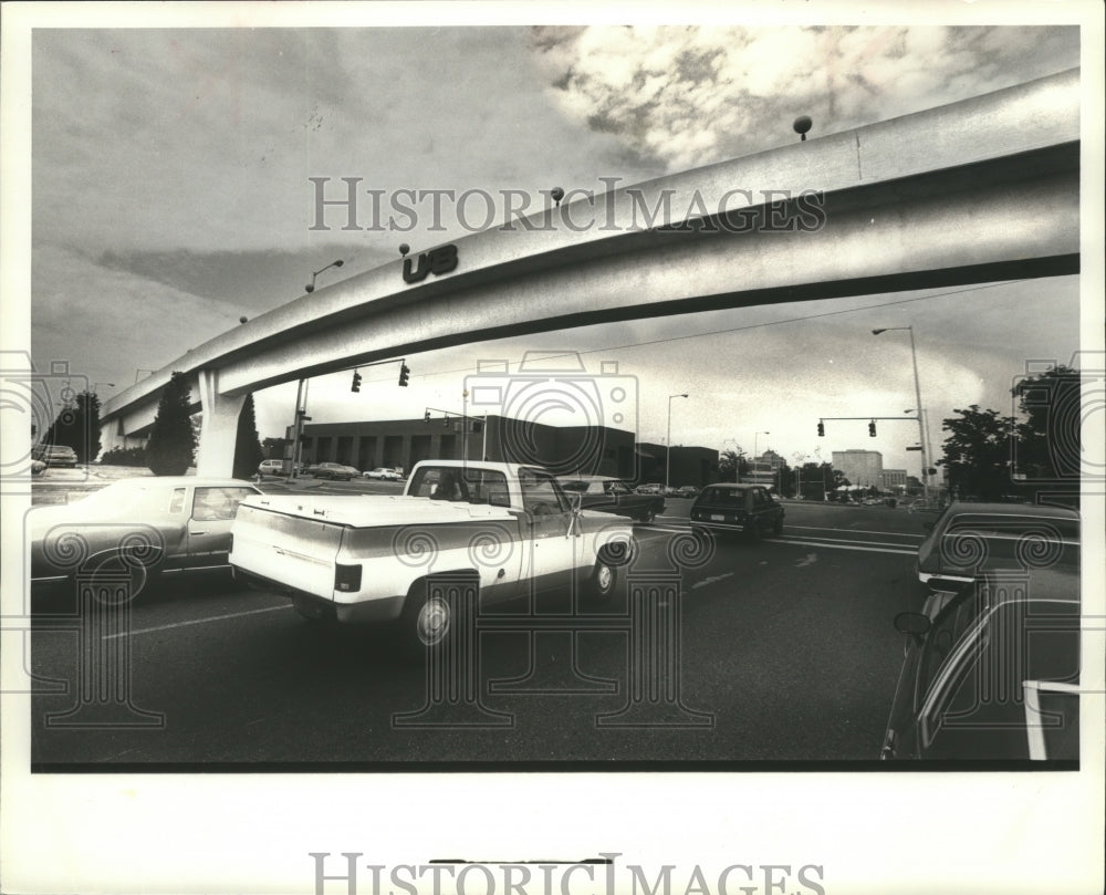 1981 Press Photo University of Alabama Campus View, Birmingham, Alabama - Historic Images