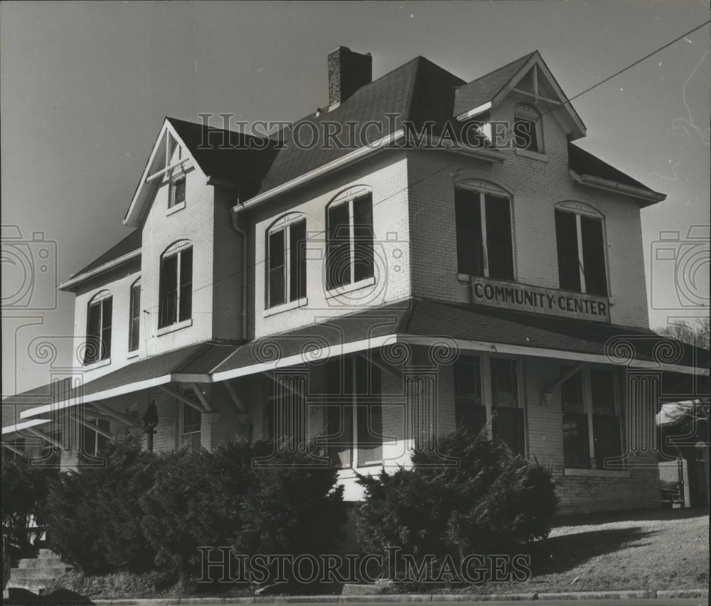 1963 Tuscumbia, Alabama, Community Center Once Train Depot-Historic Images
