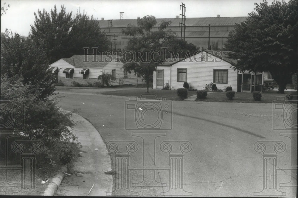 1972 Industry near homes in Tuxedo Heights, Alabama-Historic Images