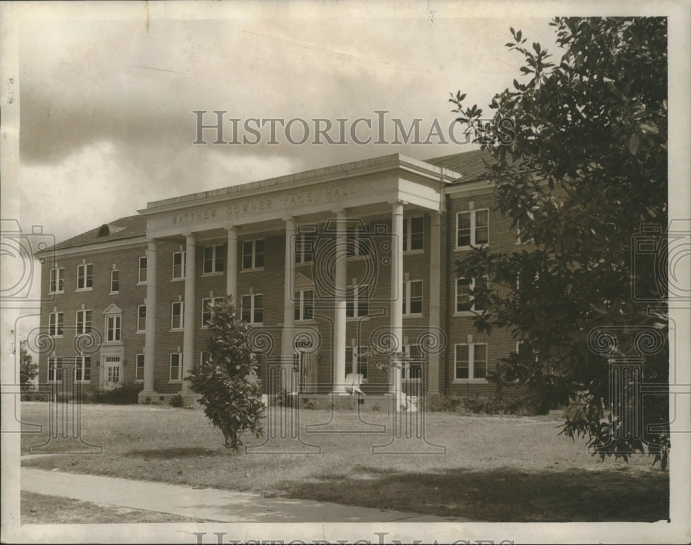 1949 Press Photo Pace Hall, State Teachers College, Troy Alabama - abna12869 - Historic Images