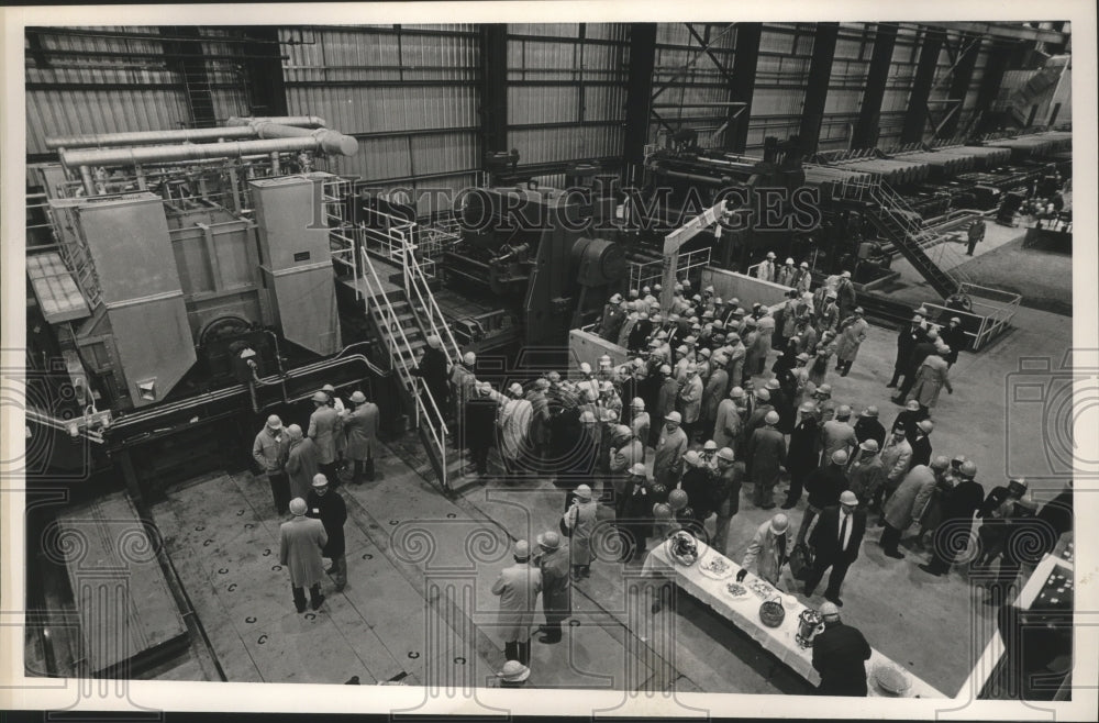 1986 Press Photo Opening of Tuscaloosa Steel, Alabama - abna12916 - Historic Images