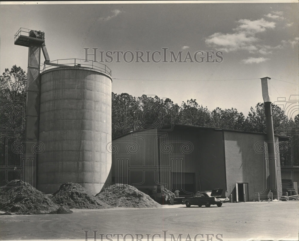 1983 Press Photo Wood-Burning Furnace of Montevallo University, Alabama - Historic Images