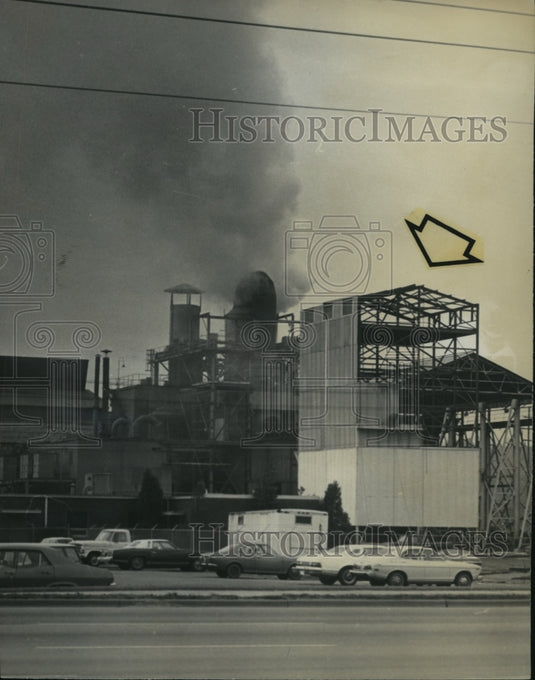 1976 Press Photo Anti-pollution equipment at Clow Company, Tarrant, Alabama - Historic Images