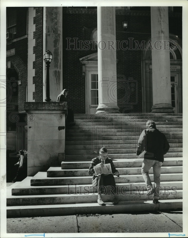 1979 Press Photo Students at University of Alabama, Tuscaloosa, Alabama - Historic Images