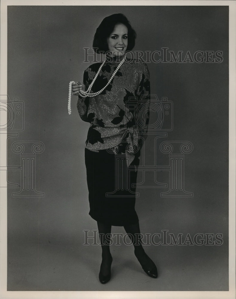 1985 Press Photo Angela Tower, Miss Alabama, 1985 - abna13119 - Historic Images