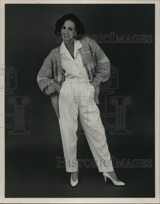 1985 Press Photo Angela Tower, Miss Alabama, 1985 - abna13120 - Historic Images