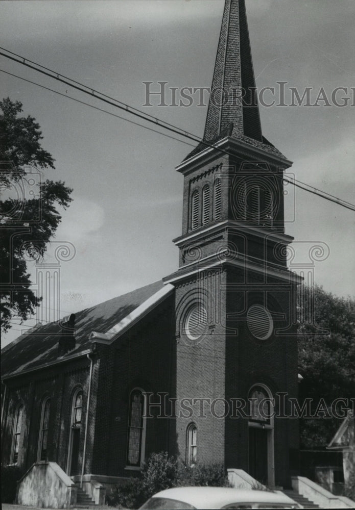 1960 First Presbyterian Church, oldest church in Talladaga, Alabama-Historic Images