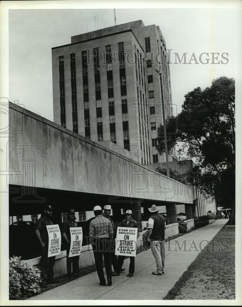 1979 Press Photo City Strikers, Birmingham, Alabama - abna13153 - Historic Images