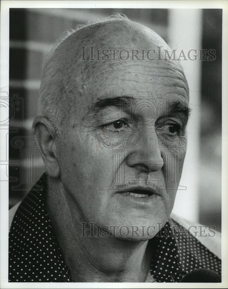 1979 Press Photo National Fraternal Order of Police President, Birmingham - Historic Images