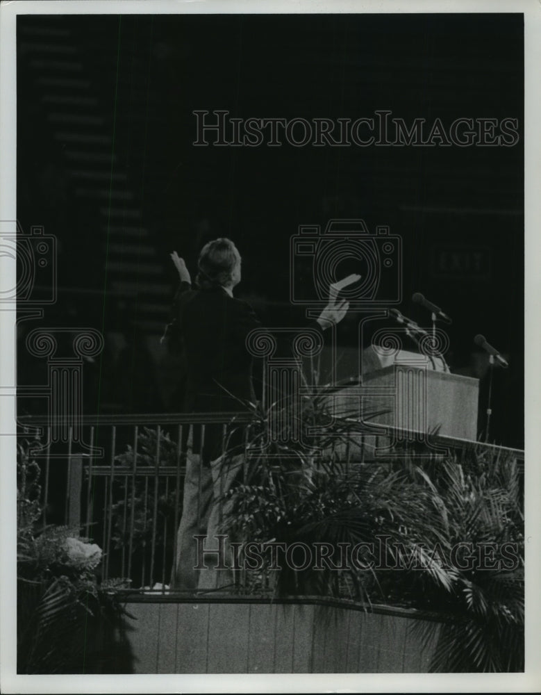 1972, Billy Graham preaches in Birmingham - abna13321 - Historic Images