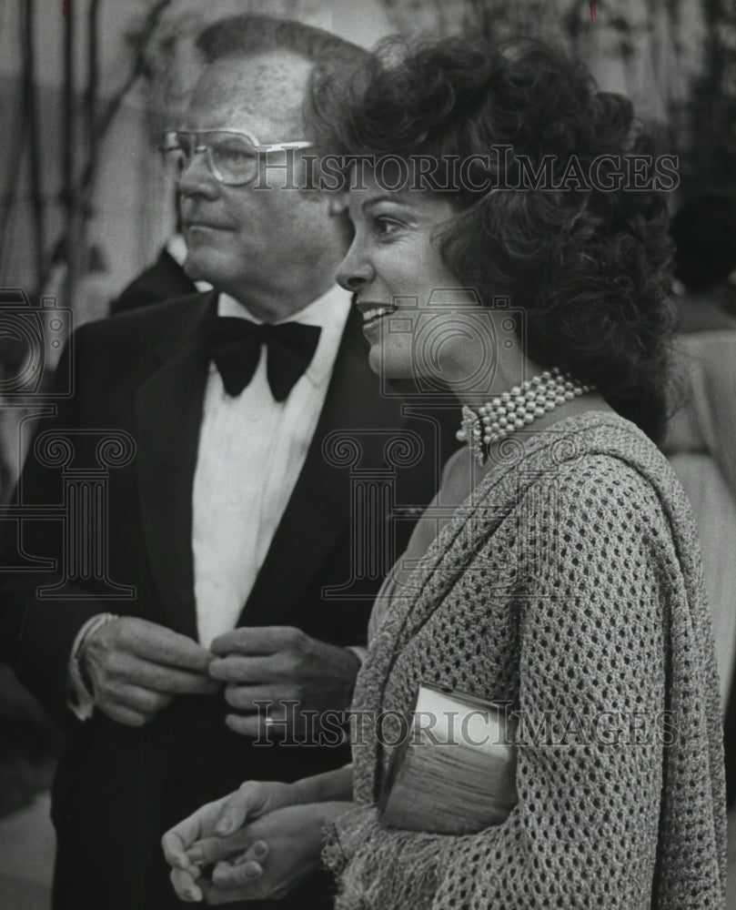 1982 Ann and Roone Arledge at Gala 6 party - Historic Images