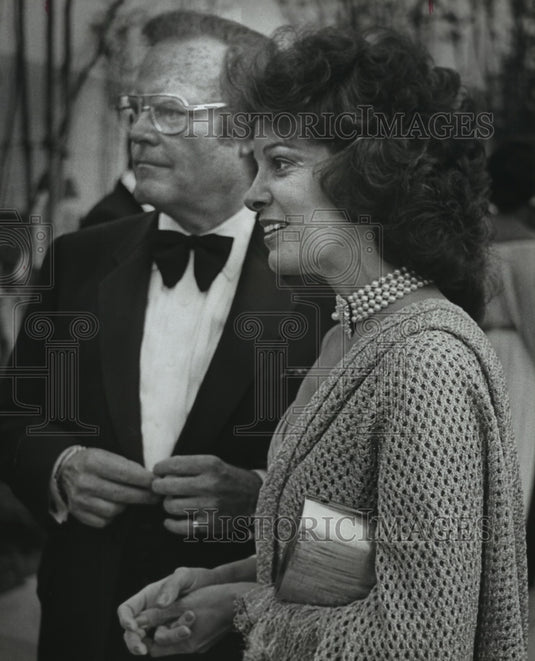 1982 Ann and Roone Arledge at Gala 6 party - Historic Images