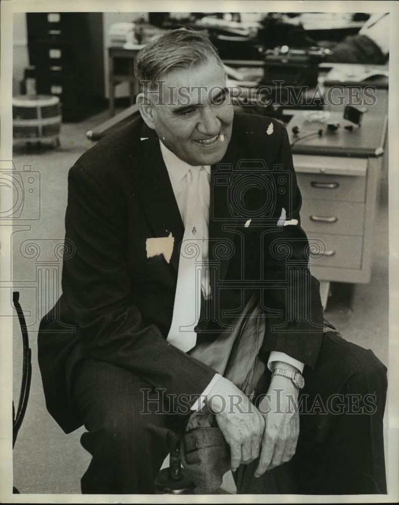 1962 Press Photo Fames E. Folsom, Former Governor of Alabama - abna13610 - Historic Images