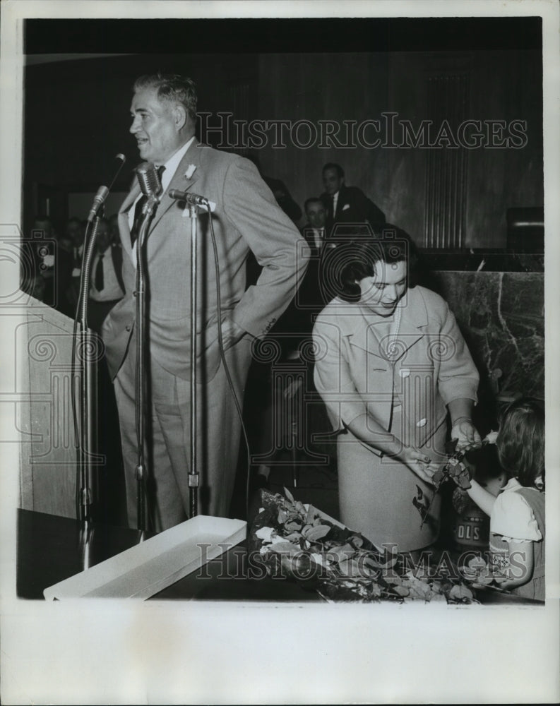 1962 Press Photo James E. Folsom, Candidate for Alabama Governor - abna13611 - Historic Images