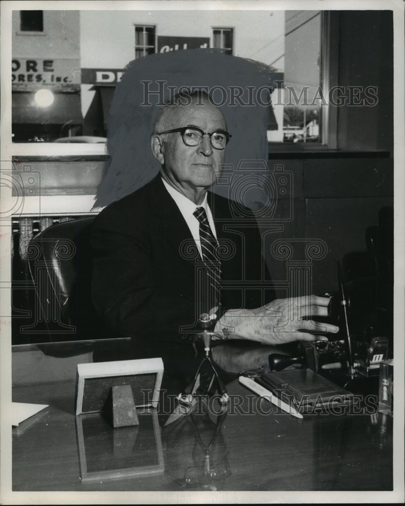 1958, E. J. Menninger, Mayor of Tuscumbia, Alabama - abna13743 - Historic Images