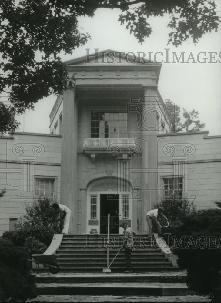 1980 Press Photo The Burritt House, Huntsville&#39;s city museum, Alabama - Historic Images