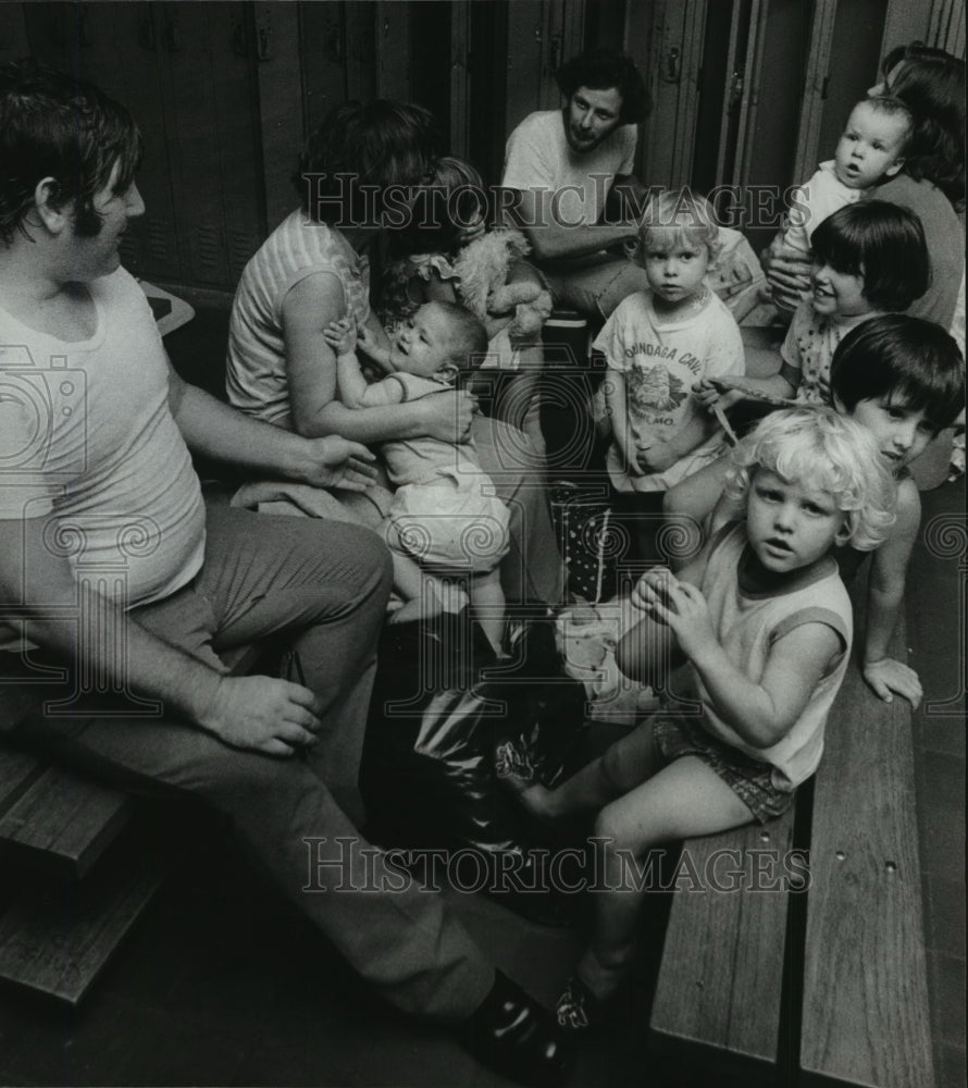 1979, Collette Family Shelters From Hurricane Frederic, Alabama - Historic Images