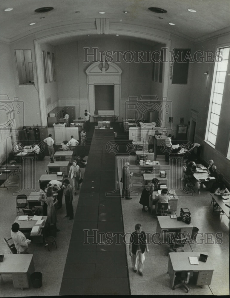 1981 Jefferson County Board of Equalization office in old church, AL - Historic Images