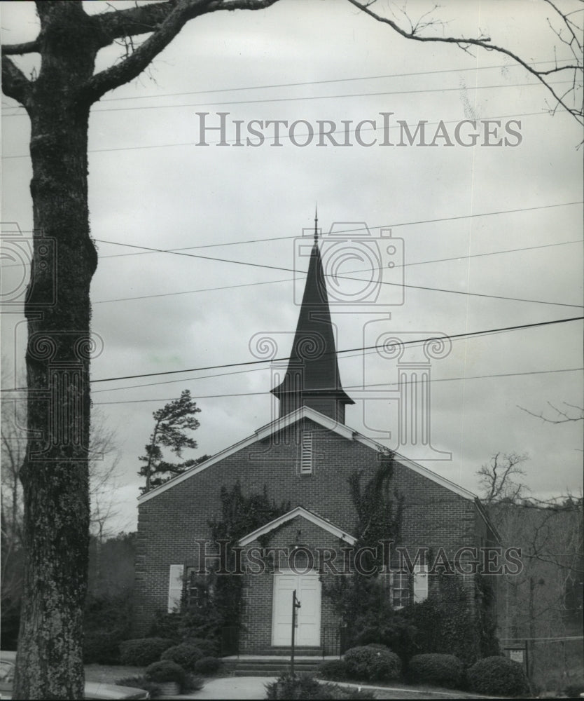 1969 Walker College Chapel, Jasper, Alabama-Historic Images