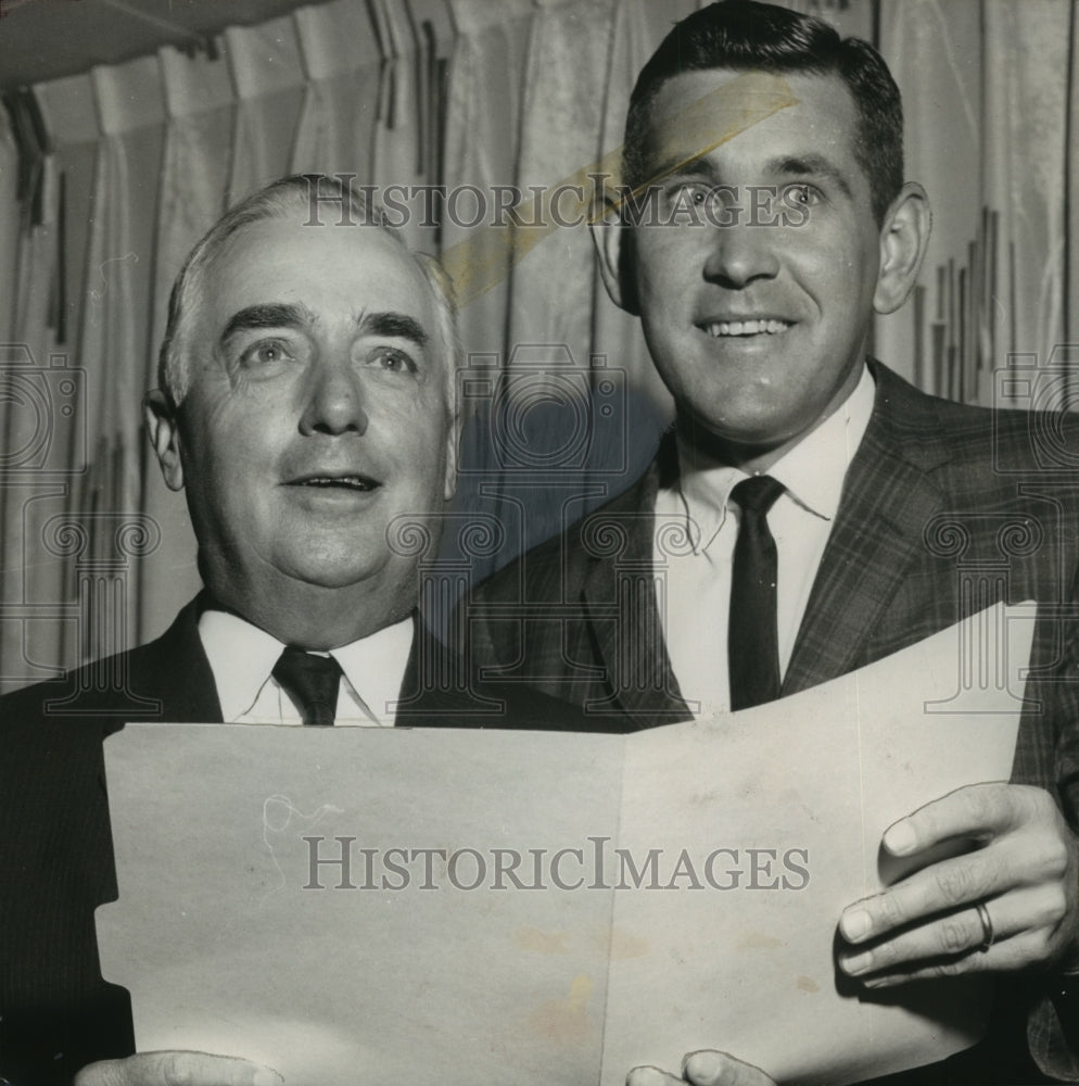 1961 Cecil Mayfield & Hollis Jackson Mayor Clanton, Alabama-Historic Images