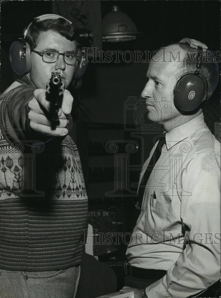 1972 Officers target shooting at Jax Police Academy, Jacksonville-Historic Images