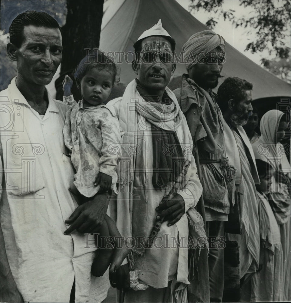 1967, James Jacobson with group on tour in Delphi, India - abna14170 - Historic Images