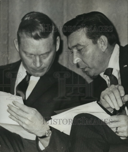 1970 Mayor Joe King with Venable, Fairfield, Alabama-Historic Images