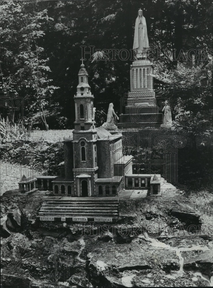 1978 Basilica in Fatima, Portugal Replica, Ava Maria Grotto, Cullman - Historic Images