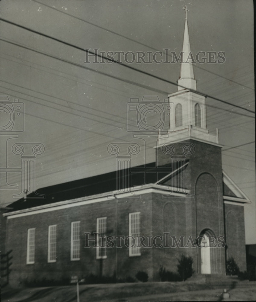 1956, Methodist Church in Dadeville Alabama - abna14267 - Historic Images