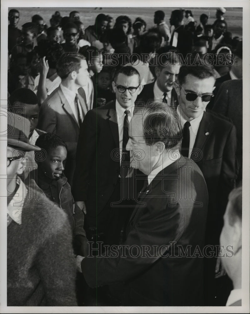 1967, Hubert Humphrey, vice president, others on visit to Birmingham - Historic Images