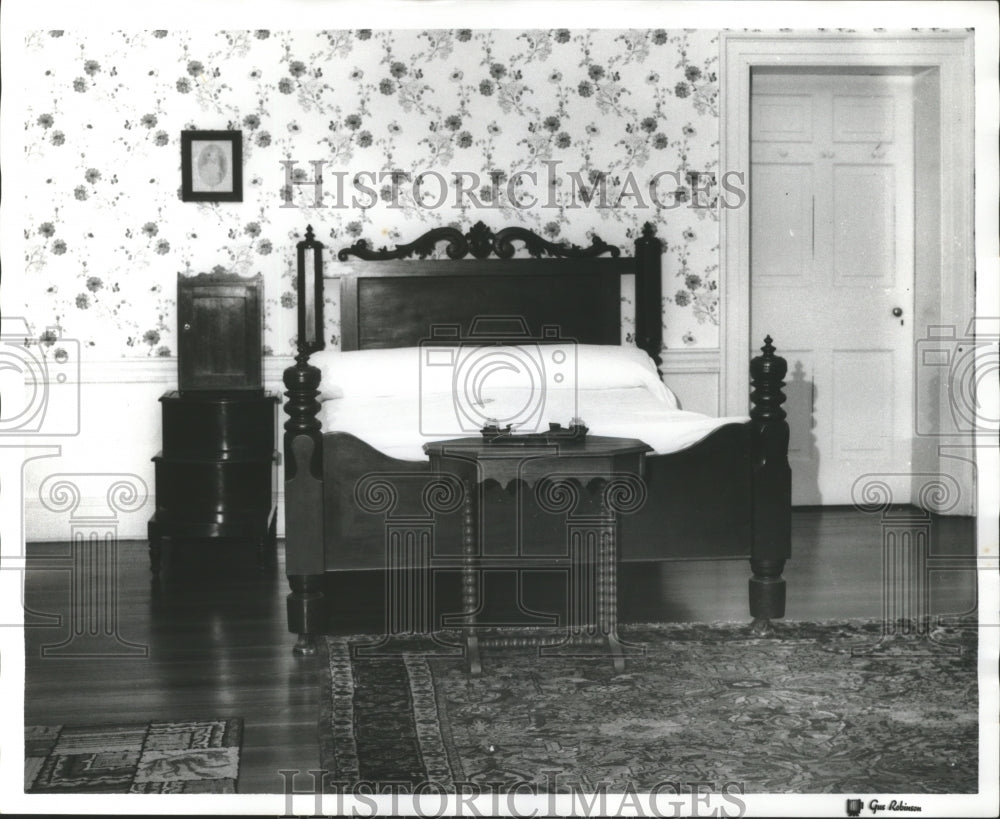 1960, Bedroom in Gorgas home, Tuscaloosa, Alabama - abna14446 - Historic Images