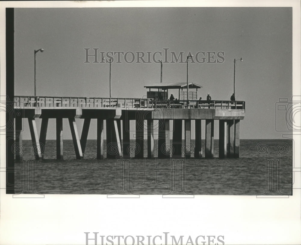 1985, Fishing pier at Gulf Shores, Alabama - abna14491 - Historic Images