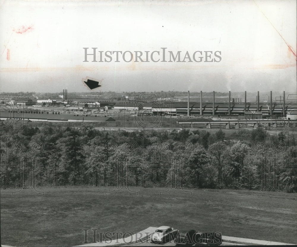 1963, Site of new Tennessee Coal and Iron facility, Fairfield, - Historic Images