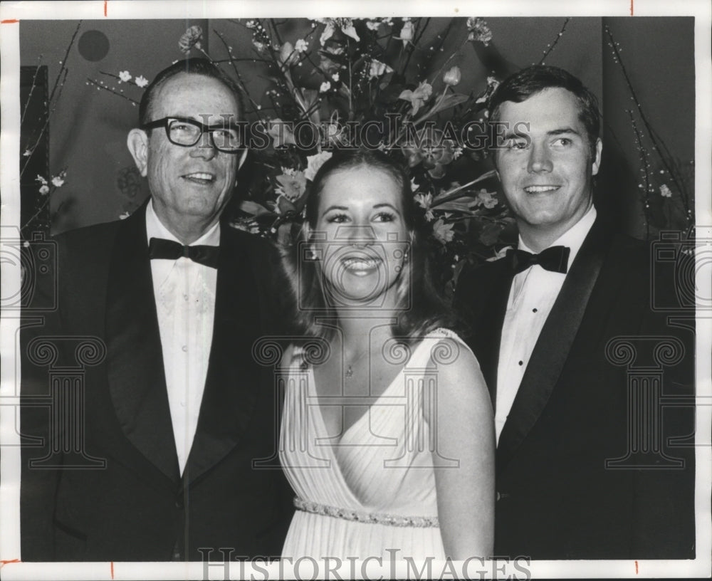 1978 Herbert Ryding, Miss Jemison, Steve Shaw, Mountain Brook Club - Historic Images