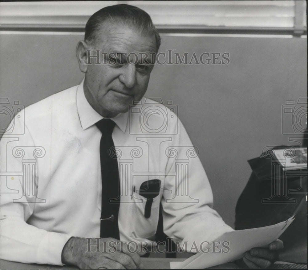 1967 Press Photo John Gaither, Mayor of Heflin, Albama - abna14728 - Historic Images