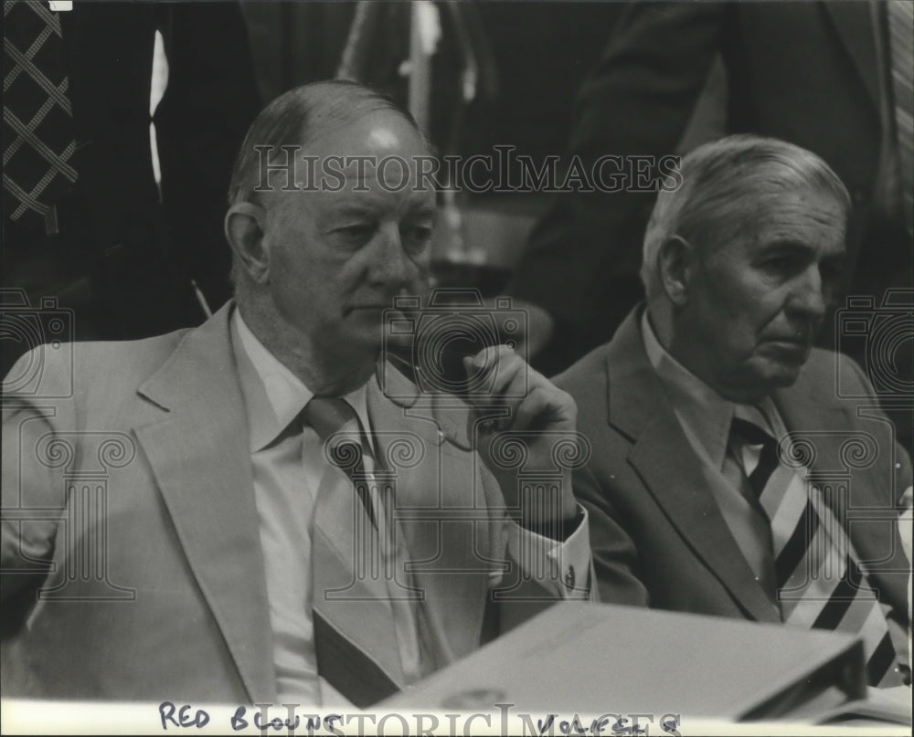 1980, Red Blount and Volker, University of Alabama Board of Trustees - Historic Images
