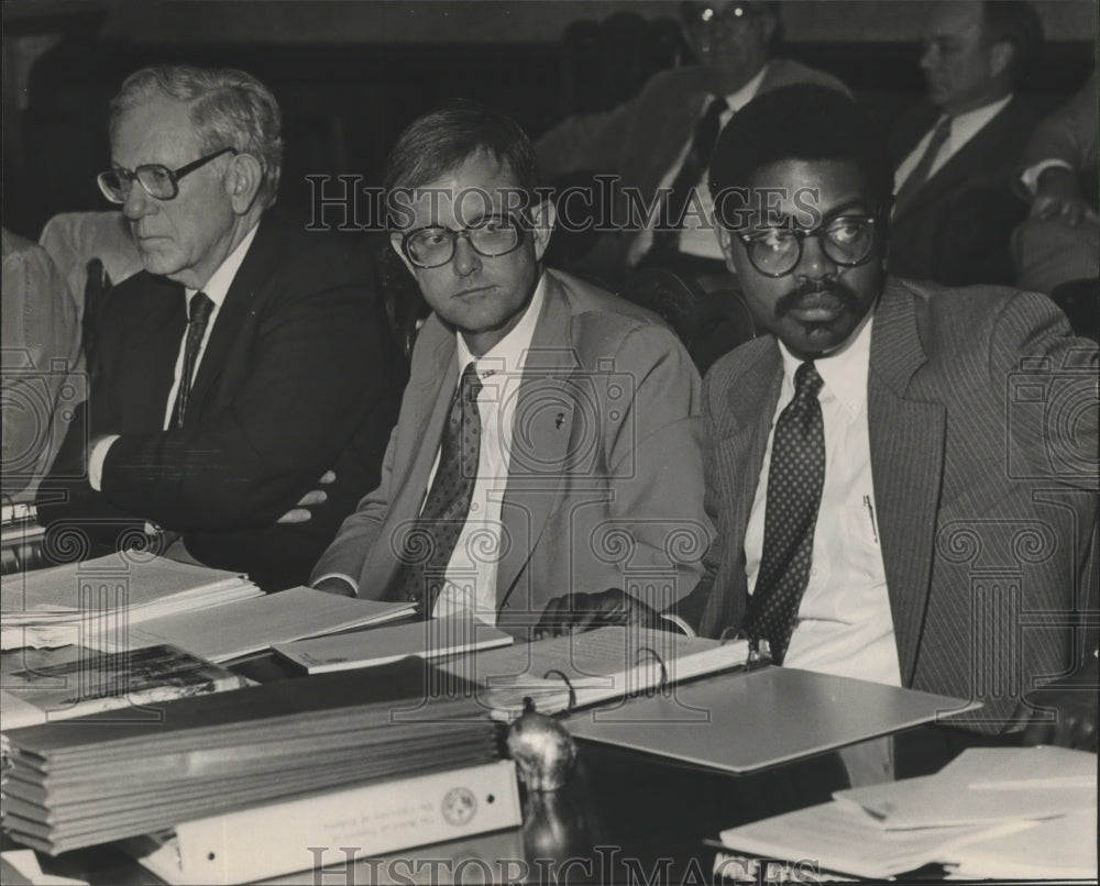 1983, University of Alabama Trustees at Board Meeting, Tuscaloosa - Historic Images