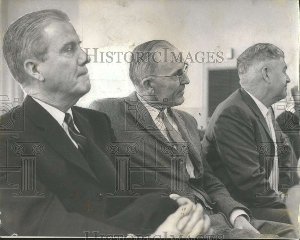 1962 Mayor Robert Goodall, Jr., with others, Mountain Brook, Alabama-Historic Images