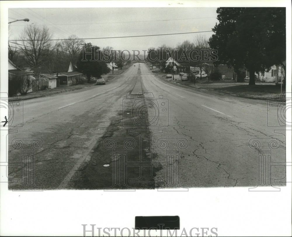 1982 Street in Garden City, Alabama - Historic Images